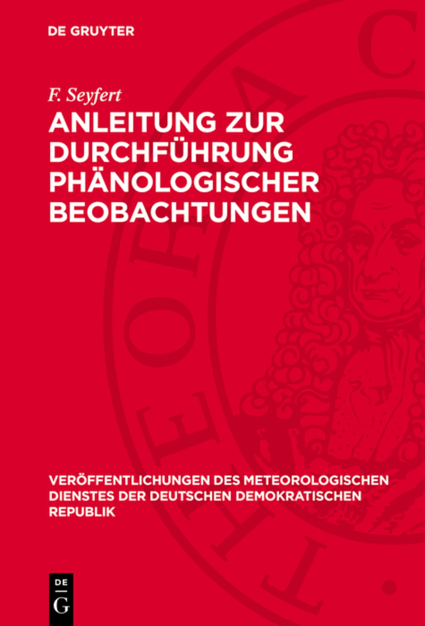 Anleitung zur Durchführung phänologischer Beobachtungen